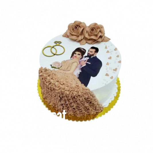 Engagement Cake for Love online delivery in Noida, Delhi, NCR, Gurgaon