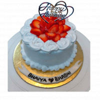 Fresh Strawberry Anniversary Cake online delivery in Noida, Delhi, NCR,
                    Gurgaon