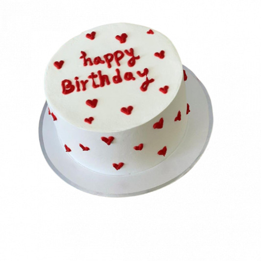 Happy Birthday White Cream Cake  online delivery in Noida, Delhi, NCR, Gurgaon