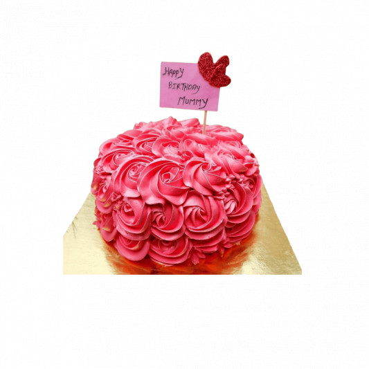 Rosette Birthday Cake for Mom online delivery in Noida, Delhi, NCR, Gurgaon