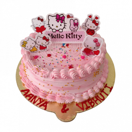 Hello Kitty Pink Birthday Cake online delivery in Noida, Delhi, NCR, Gurgaon