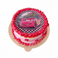 McQueen Car Theme Photo Cake online delivery in Noida, Delhi, NCR,
                    Gurgaon