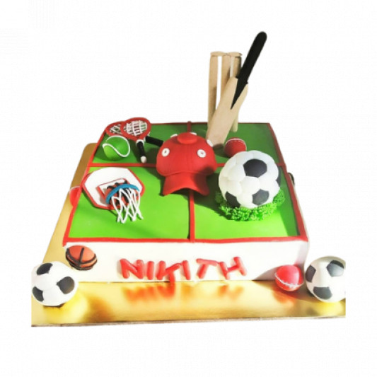 Sports Theme Cake online delivery in Noida, Delhi, NCR, Gurgaon