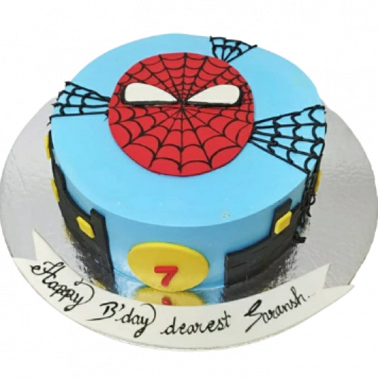 Spiderman Face Theme Cake online delivery in Noida, Delhi, NCR, Gurgaon