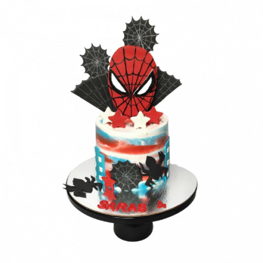 Spiderman Theme Tall Cake online delivery in Noida, Delhi, NCR, Gurgaon