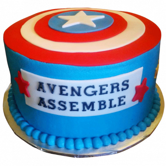 Captain America Cake - CakeCentral.com