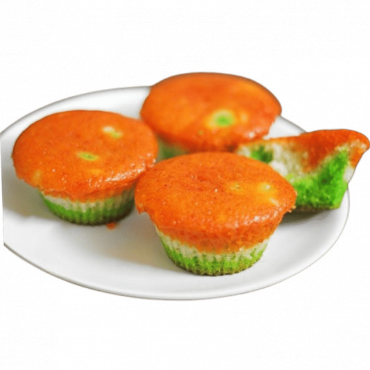 Tiranga Muffins in Small Size online delivery in Noida, Delhi, NCR, Gurgaon