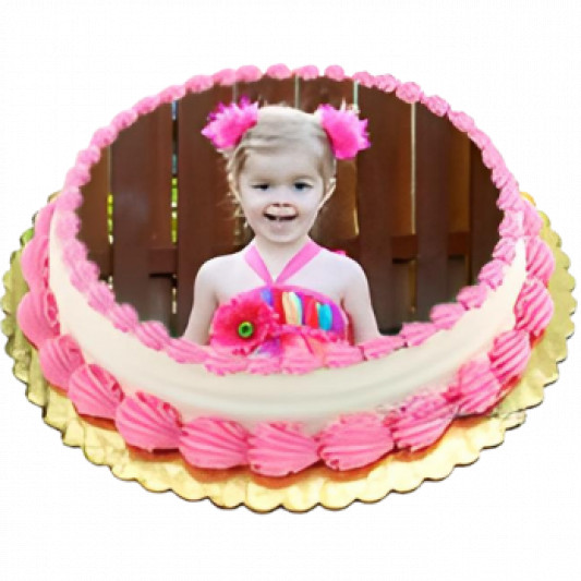 Bewitching Strawberry Photo Cake online delivery in Noida, Delhi, NCR, Gurgaon