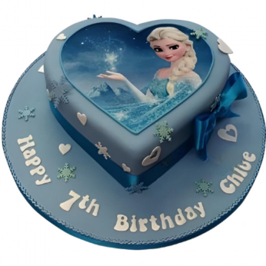 Frozen Princess Fondant Cake online delivery in Noida, Delhi, NCR, Gurgaon