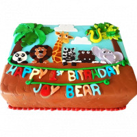 Animal Theme 1st Birthday Cake online delivery in Noida, Delhi, NCR,
                    Gurgaon