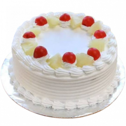 Simple Pineapple Cream Cake online delivery in Noida, Delhi, NCR, Gurgaon