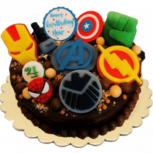 Superhero  Theme Birthday Cake online delivery in Noida, Delhi, NCR, Gurgaon