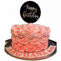 Rosette Birthday Cake online delivery in Noida, Delhi, NCR,
                    Gurgaon