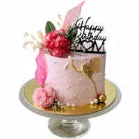 Elegant Floral Cake for Mom online delivery in Noida, Delhi, NCR,
                    Gurgaon
