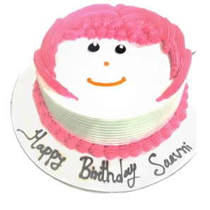 Pink Doll Face Cake online delivery in Noida, Delhi, NCR,
                    Gurgaon