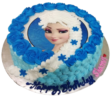 Princess Elsa cake online delivery in Noida, Delhi, NCR,
                    Gurgaon