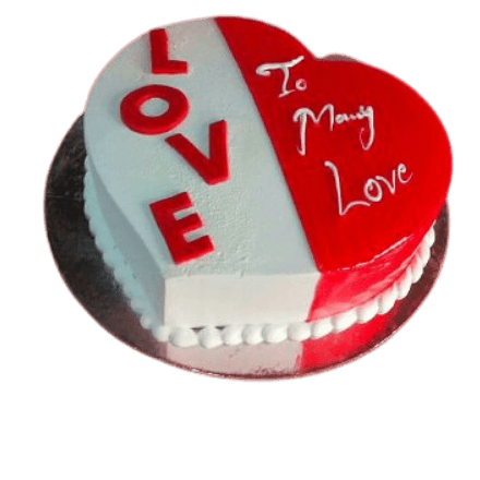 Heart and Love Cake online delivery in Noida, Delhi, NCR,
                    Gurgaon