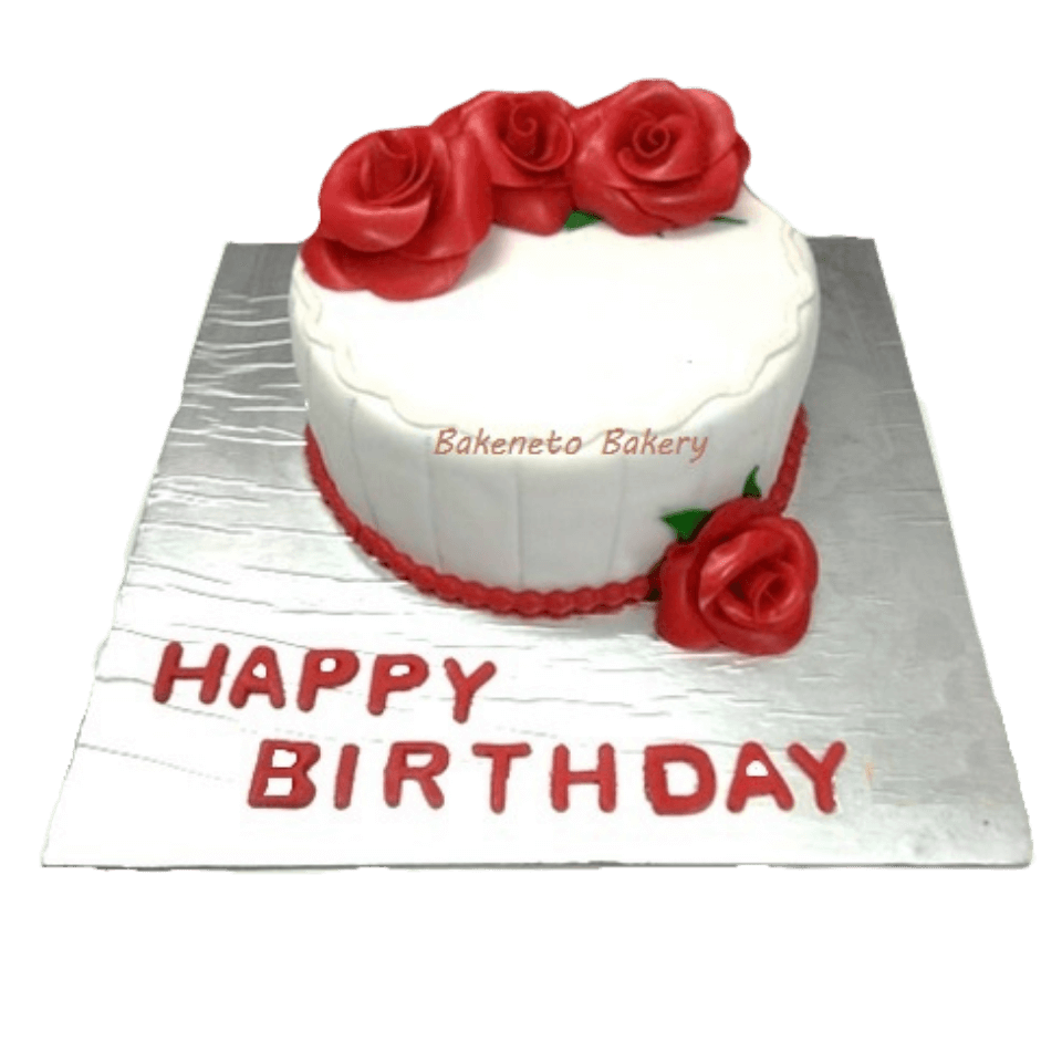 Birthday Roses Cake online delivery in Noida, Delhi, NCR,
                    Gurgaon