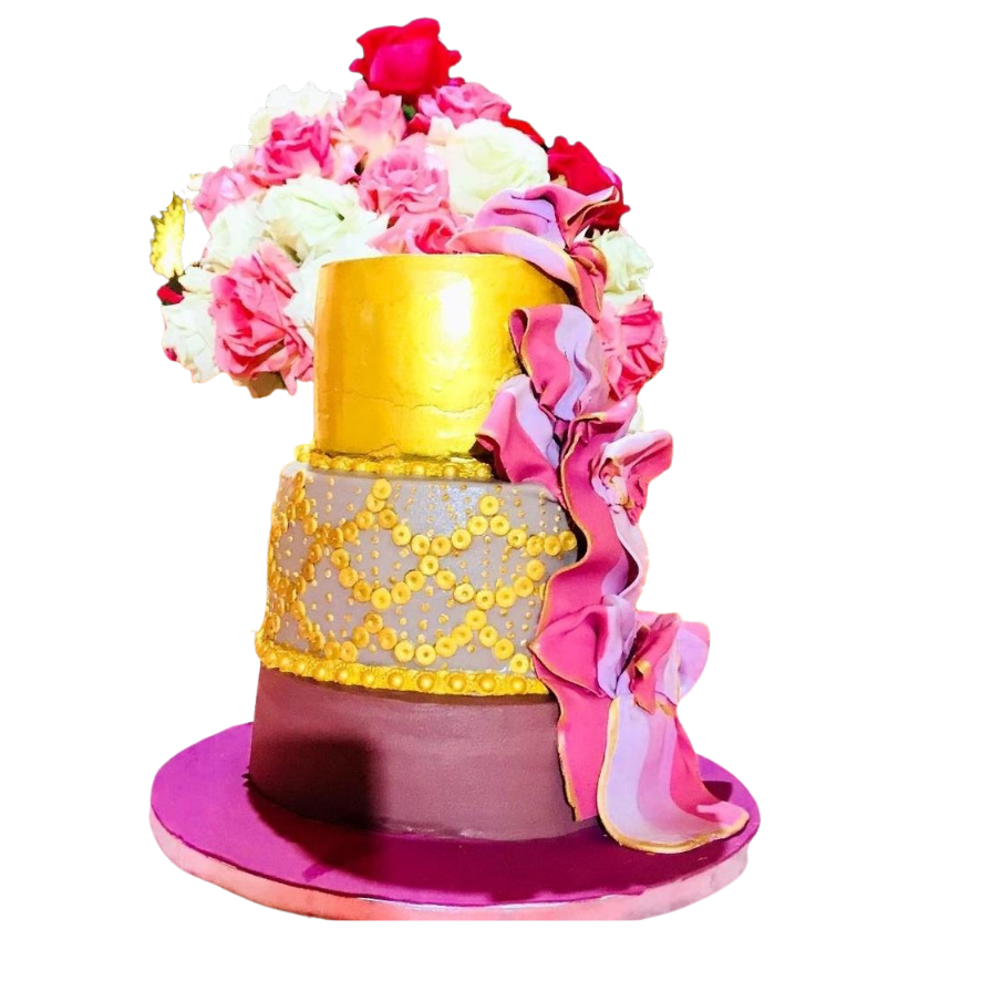 3 Tier Designer Cake online delivery in Noida, Delhi, NCR, Gurgaon