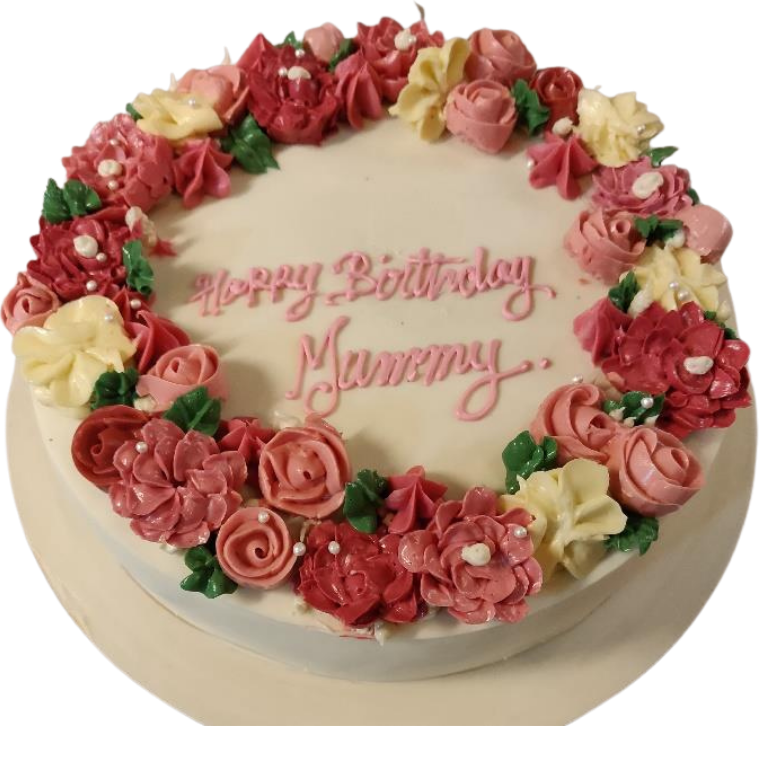 Designer Floral Cake online delivery in Noida, Delhi, NCR, Gurgaon