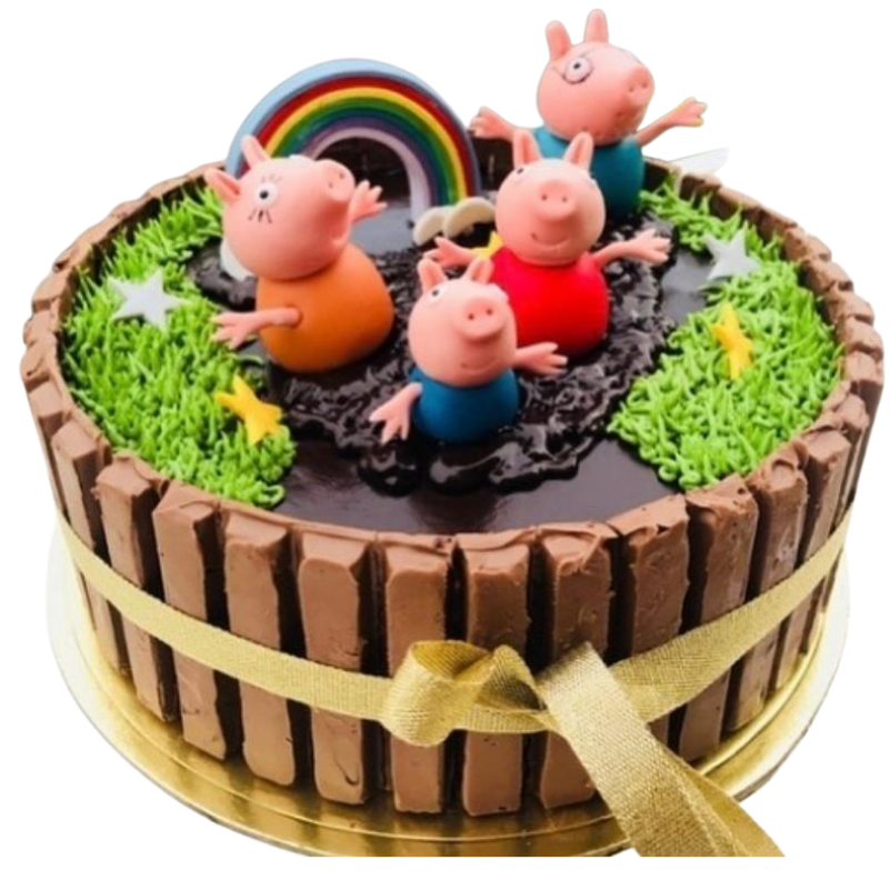 Peppa Pig KitKat Cake online delivery in Noida, Delhi, NCR, Gurgaon