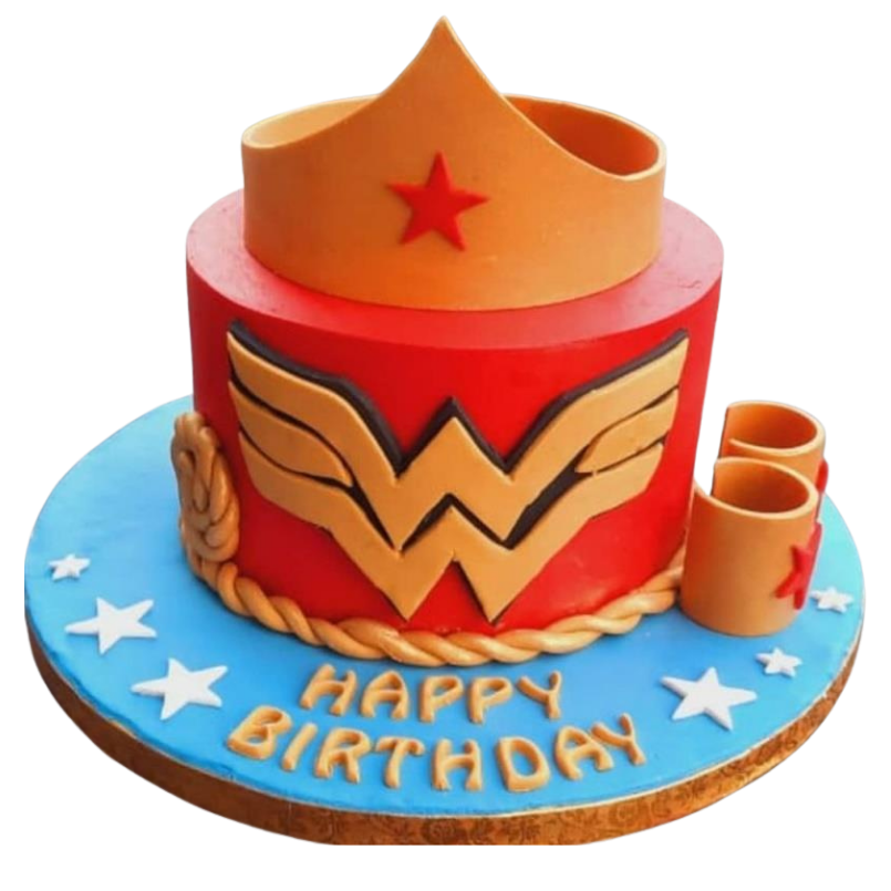 Wonder Woman Cake online delivery in Noida, Delhi, NCR, Gurgaon