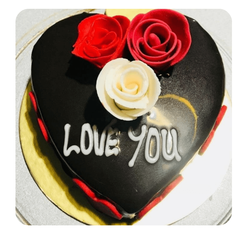 Love Chocolate cake online delivery in Noida, Delhi, NCR, Gurgaon