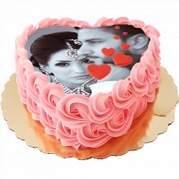 Heart Shape Photo Cake online delivery in Noida, Delhi, NCR,
                    Gurgaon