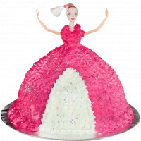 Beautiful Barbie Cake online delivery in Noida, Delhi, NCR,
                    Gurgaon