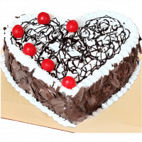 Cherry Heartshape Black Forest Cake online delivery in Noida, Delhi, NCR,
                    Gurgaon