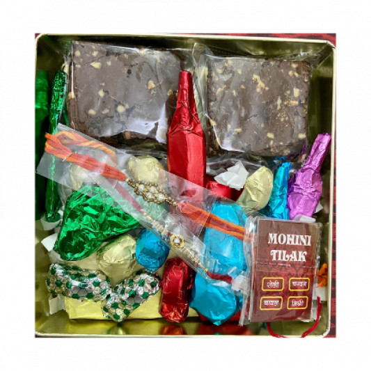 Gift Hamper for Brother with Rakhi online delivery in Noida, Delhi, NCR, Gurgaon