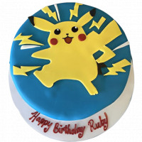 Pikachu Pokemon Fondant Cake online delivery in Noida, Delhi, NCR,
                    Gurgaon