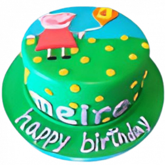  Peppa Fondant Cake online delivery in Noida, Delhi, NCR, Gurgaon