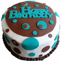 Blue Choco Polka Dots Cake online delivery in Noida, Delhi, NCR,
                    Gurgaon