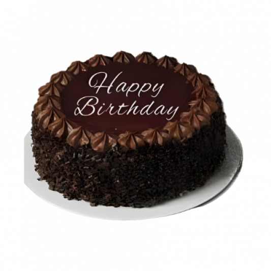 Round choco chips cake online delivery in Noida, Delhi, NCR, Gurgaon