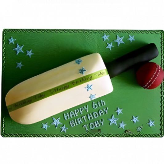 Cricket Bat and Ball Cake online delivery in Noida, Delhi, NCR, Gurgaon