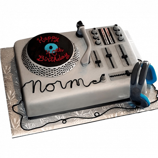 Musical Instruments Theme Cake