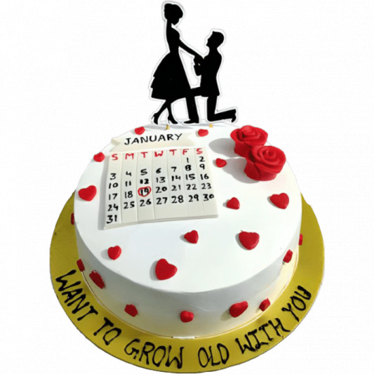 Calendar Theme Cake online delivery in Noida, Delhi, NCR, Gurgaon