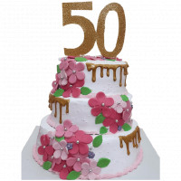 50th Anniversary Cake online delivery in Noida, Delhi, NCR,
                    Gurgaon