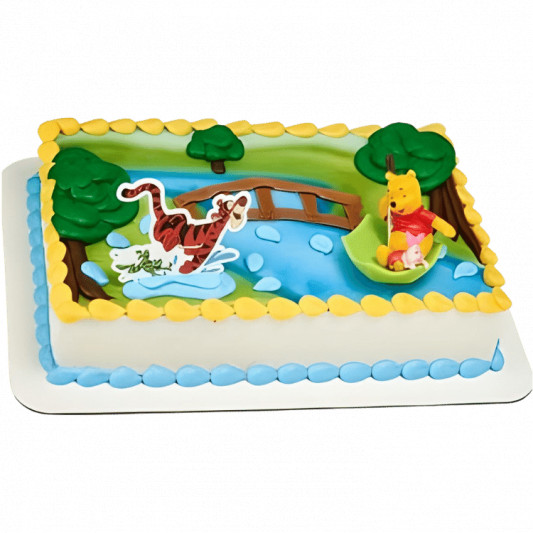 Winnie The Pooh Raindrop Cake online delivery in Noida, Delhi, NCR, Gurgaon