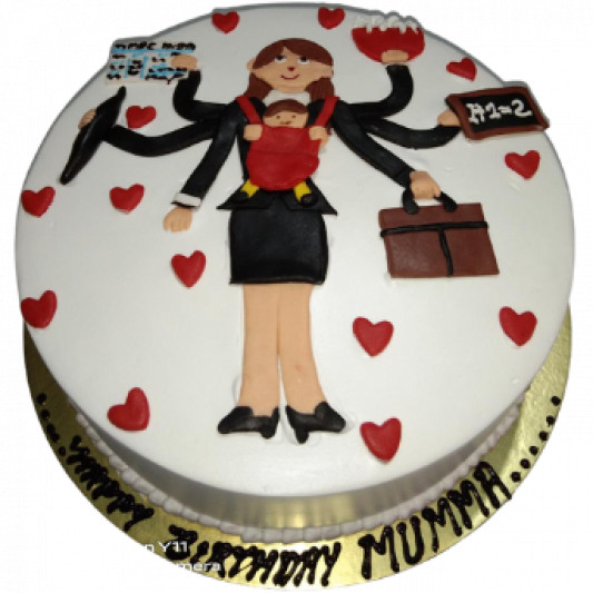 Cake for Working Mother online delivery in Noida, Delhi, NCR, Gurgaon