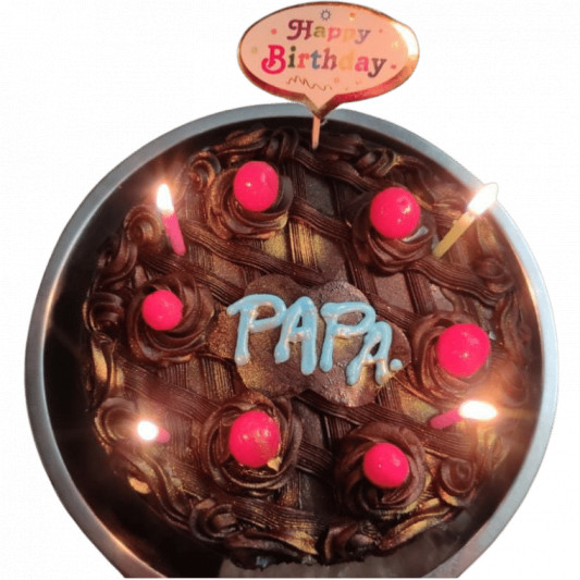 Beautiful Birthday Cake for Papa online delivery in Noida, Delhi, NCR, Gurgaon