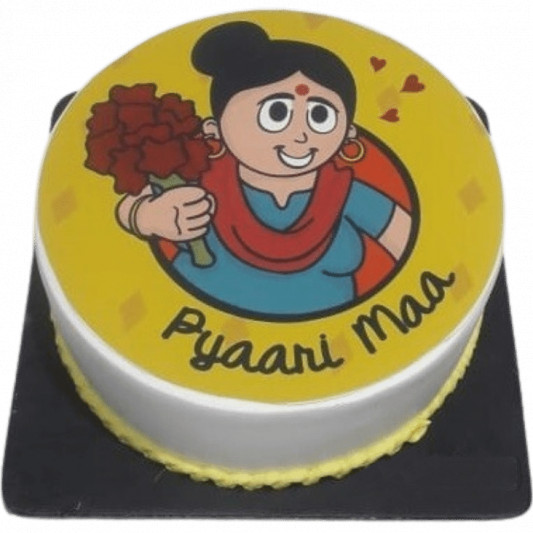 Cake for Pyaari Maa online delivery in Noida, Delhi, NCR, Gurgaon