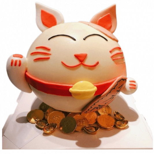 Cute Cat Pinata Cake online delivery in Noida, Delhi, NCR, Gurgaon