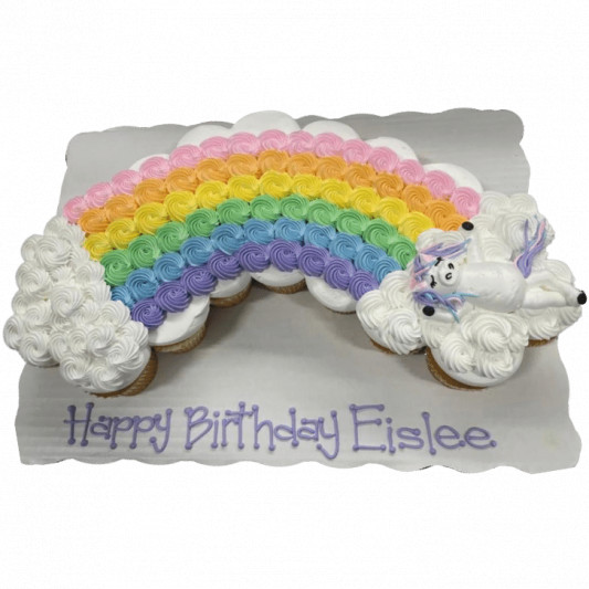 25 Cupcake Rainbow Cluster Cake online delivery in Noida, Delhi, NCR, Gurgaon