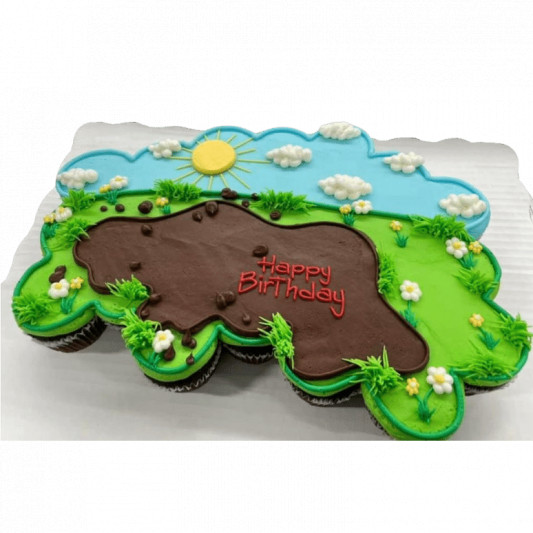 25 Cupcake Golf Course Cluster Cake online delivery in Noida, Delhi, NCR, Gurgaon
