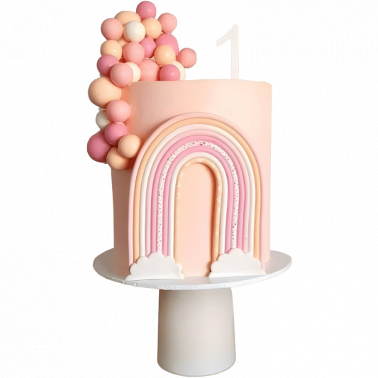 Rainbow Balloon Cake online delivery in Noida, Delhi, NCR, Gurgaon