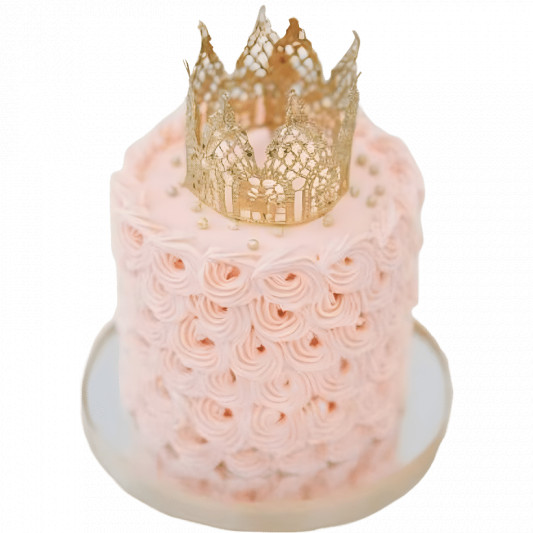  Rosette Pink Cake online delivery in Noida, Delhi, NCR, Gurgaon