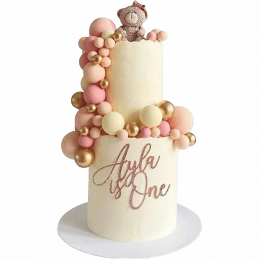 Balloon and Teddy Bear Cake online delivery in Noida, Delhi, NCR, Gurgaon