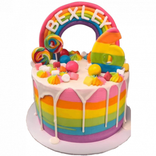 Candy Rainbow Cake online delivery in Noida, Delhi, NCR, Gurgaon